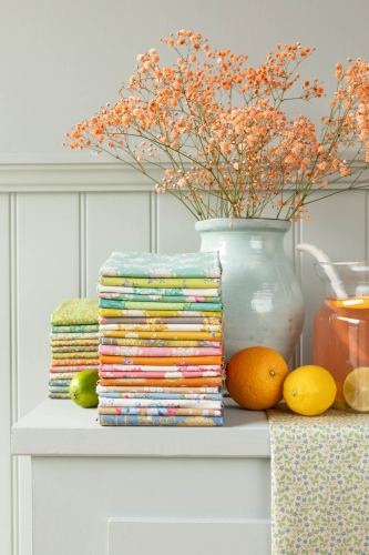 Tilda Patchwork Stoff Baumwolle - Sunday Brunch - Mille Lime